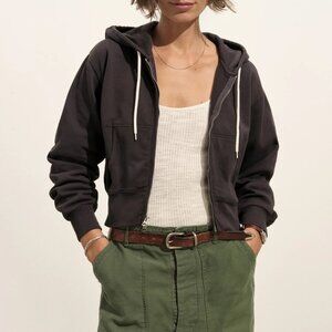 Buck Mason Vintage Interloop Full-Zip Hoodie - size XS